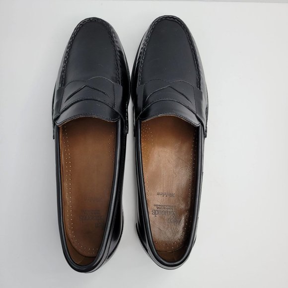 Allen Edmonds Walden Penny Loafer Men's Casual Dress Shoes Black US Size 12B - Picture 5 of 8